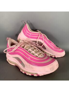 NIKE Size 9.5 Pink Nylon Lace Up Sneakers